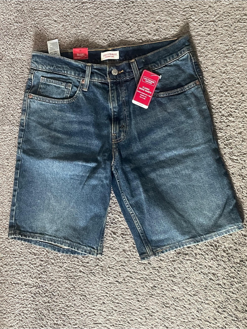Levi's Men's Denim Shorts - Blue Wash